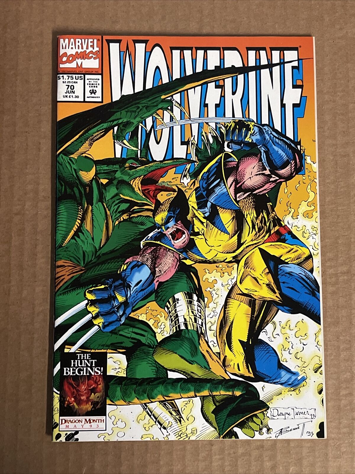 WOLVERINE #70 FIRST PRINT MARVEL COMICS (1993) SAURON X-MEN
