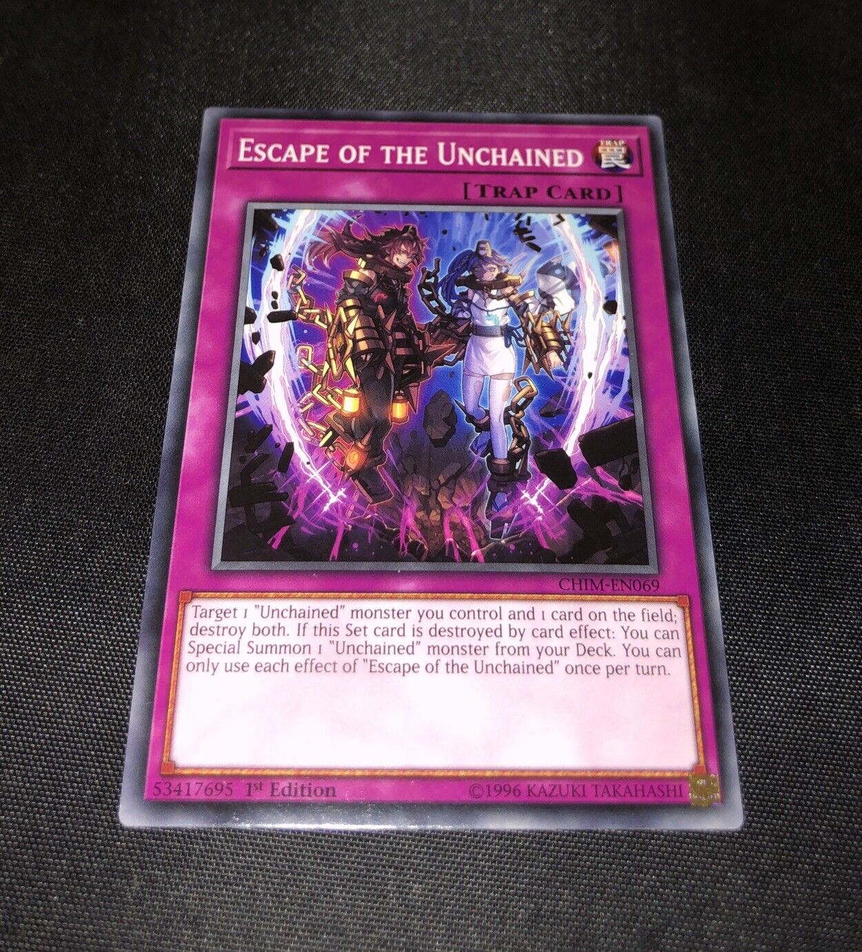 Escape Of The Unchained - CHIM-EN069 - 1st Edition - Common - Yugioh