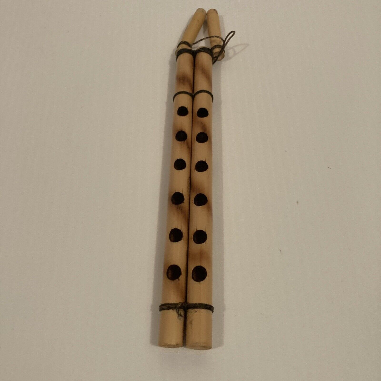 Hand Carved Olive  Wood From The Holy Land Muical Pipes