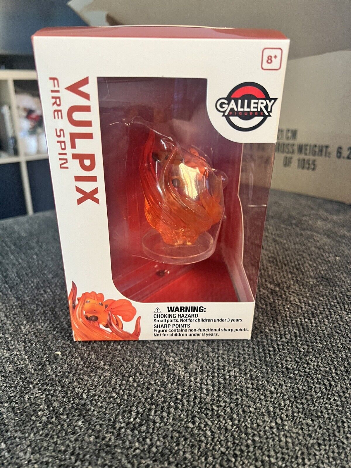 New In Box 2017 Pokémon Center Exclusive Gallery Vulpix Fire Spin Figurine