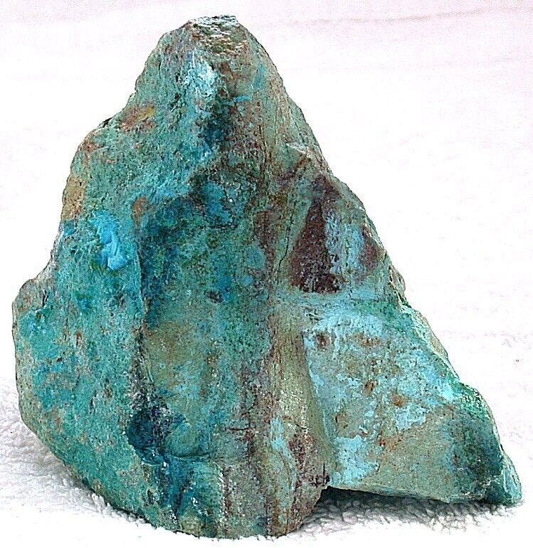 634 Gram 22.4 Oz Sonoran Turquoise Cuprite Malachite In Quartz Cab Rough ACCS3