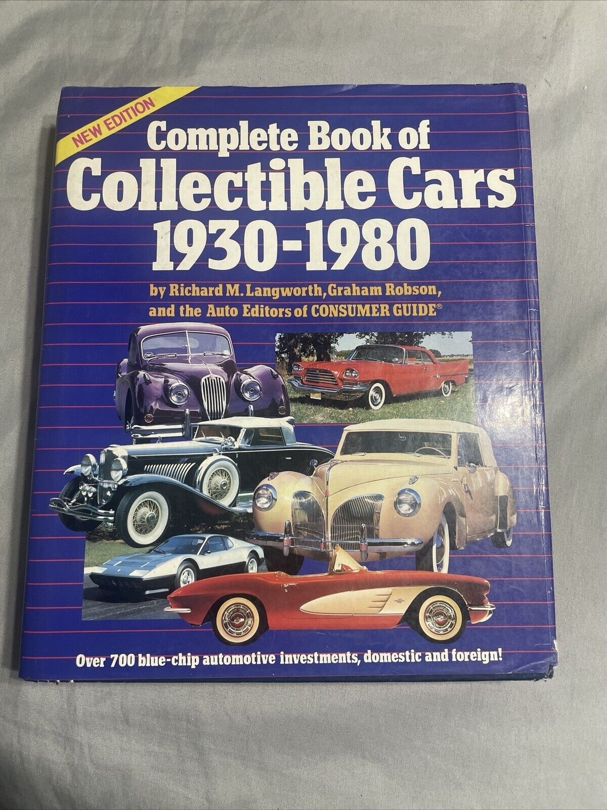 Cars Complete Book Of 1930-1980 Hardcover With Dust Jacket Collectible