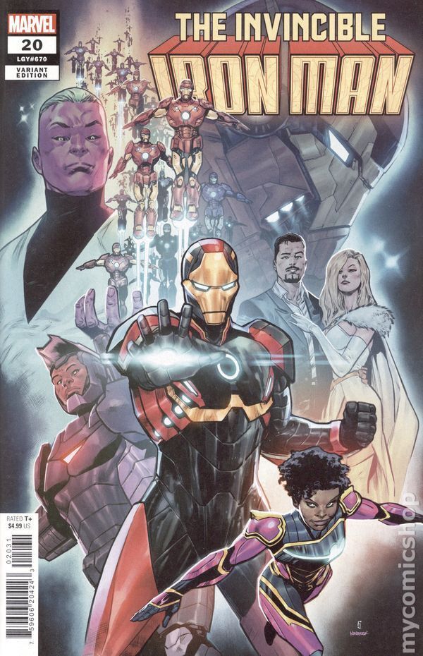 Invincible Iron Man #20C Stock Image