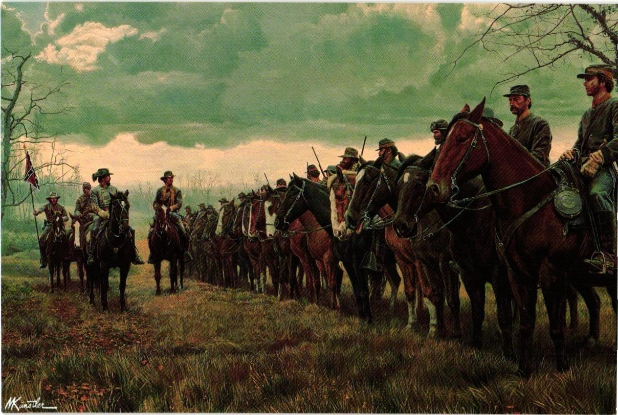 Postcard Civil War Morgan\'s Raiders Alexandria Tennessee December 21, 1862