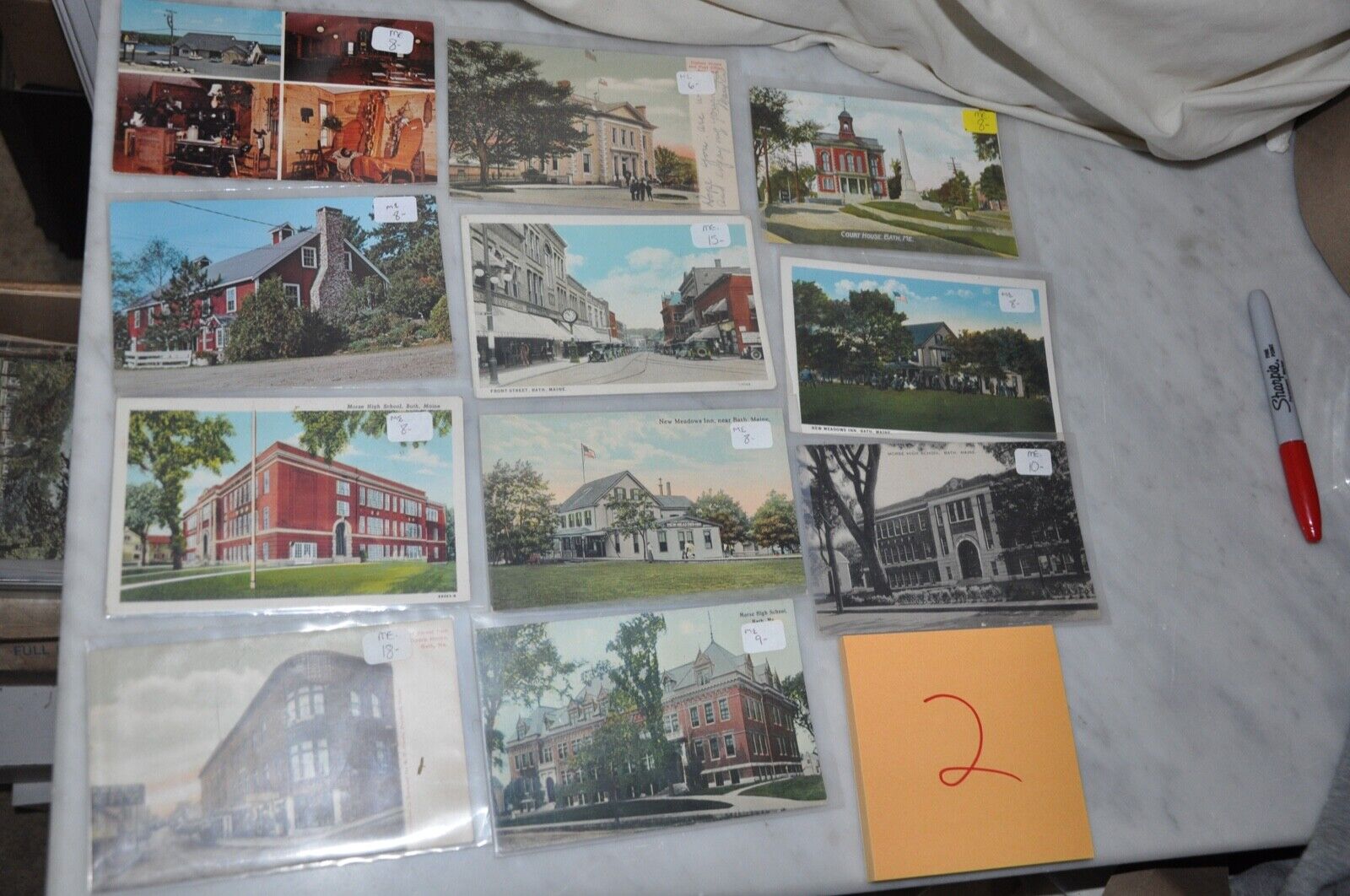 Bath, Maine,  ME  Postcard       Lot of 11 vintage postcards     READ