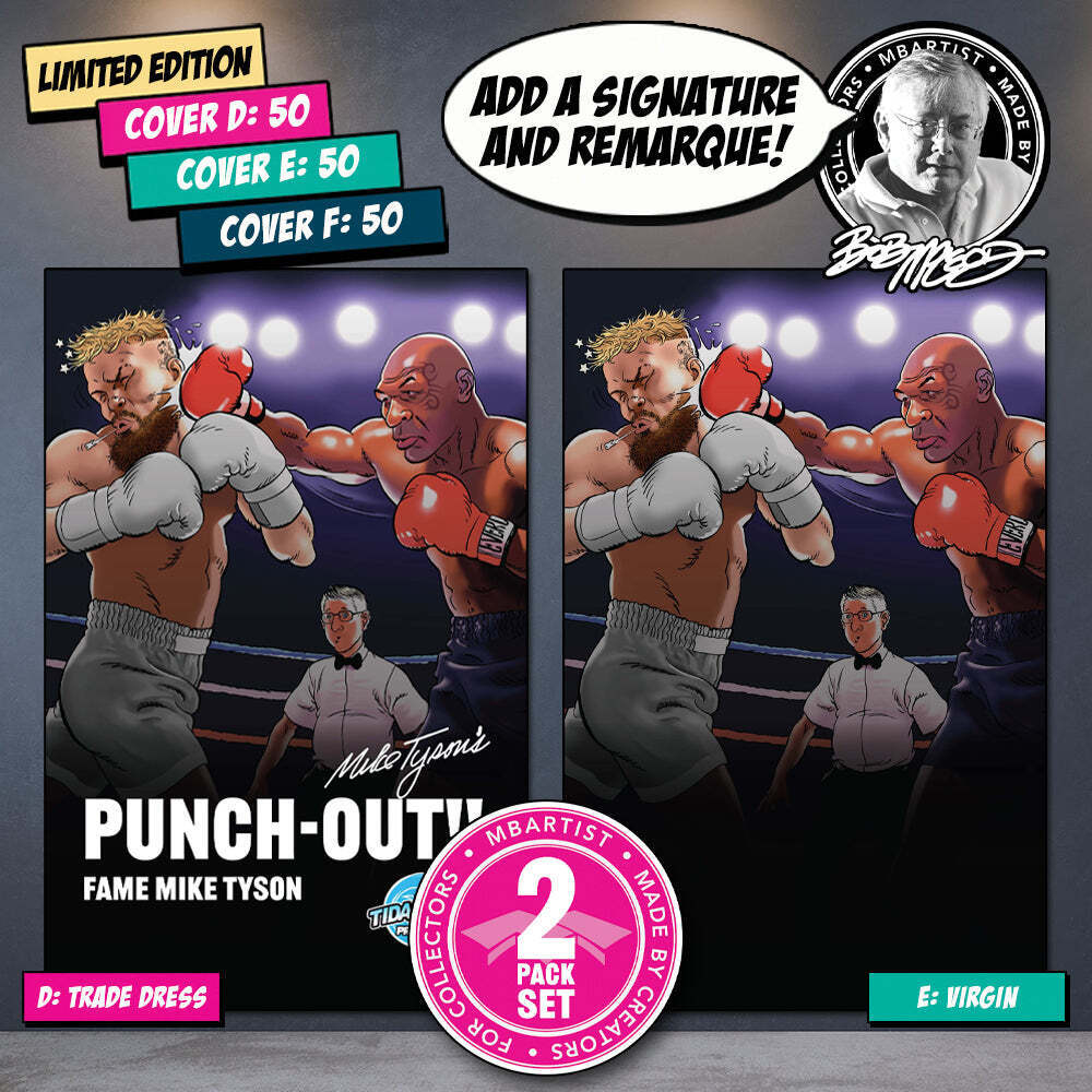 COMIC BOOK, PREORDER | MIKE TYSON\'S PUNCH OUT EXC VARIANT | V J. PAUL, SET OF 2