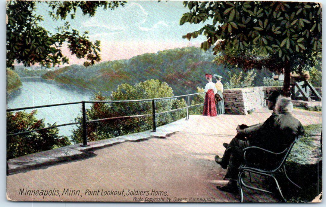 Postcard - Point Lookout, Soldiers Home - Minneapolis, Minnesota