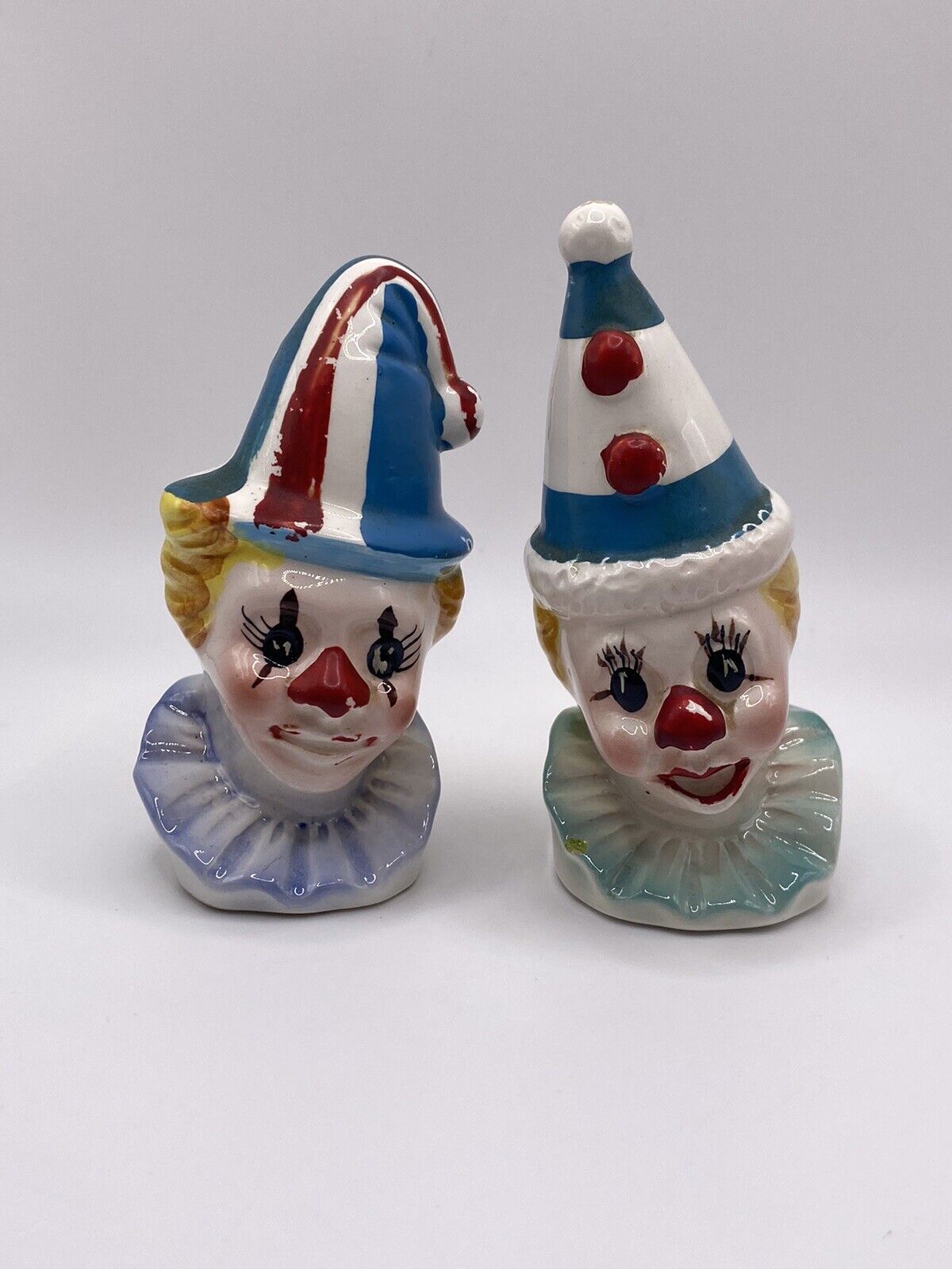 Vintage Japan Clown Salt & Pepper Shaker Set