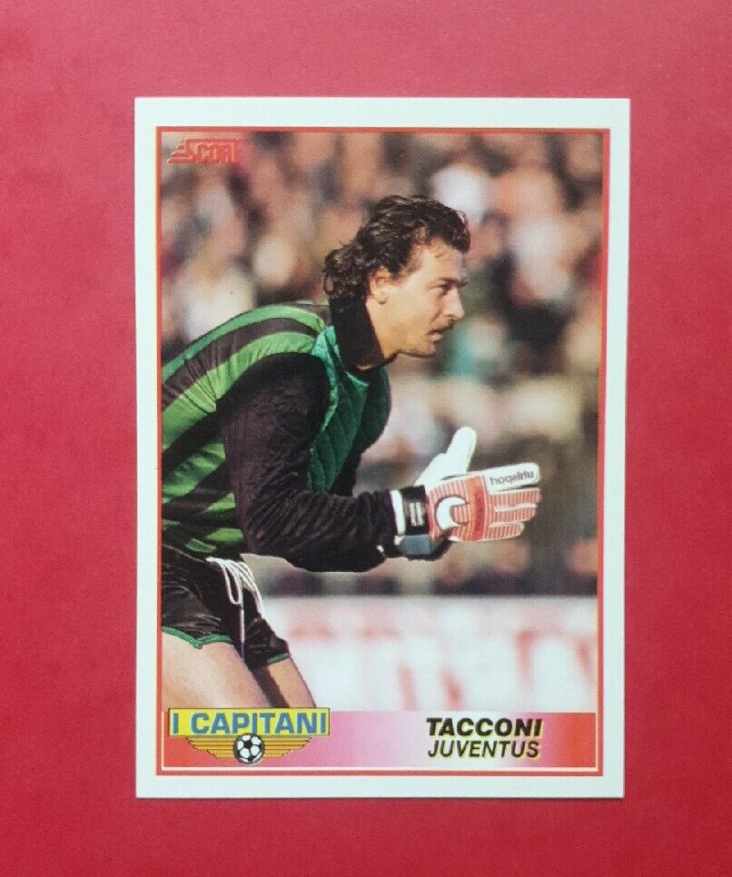STEFANO TACCONI #386 JUVENTUS TURIN SCORE 1991 SEASON 1990-1991