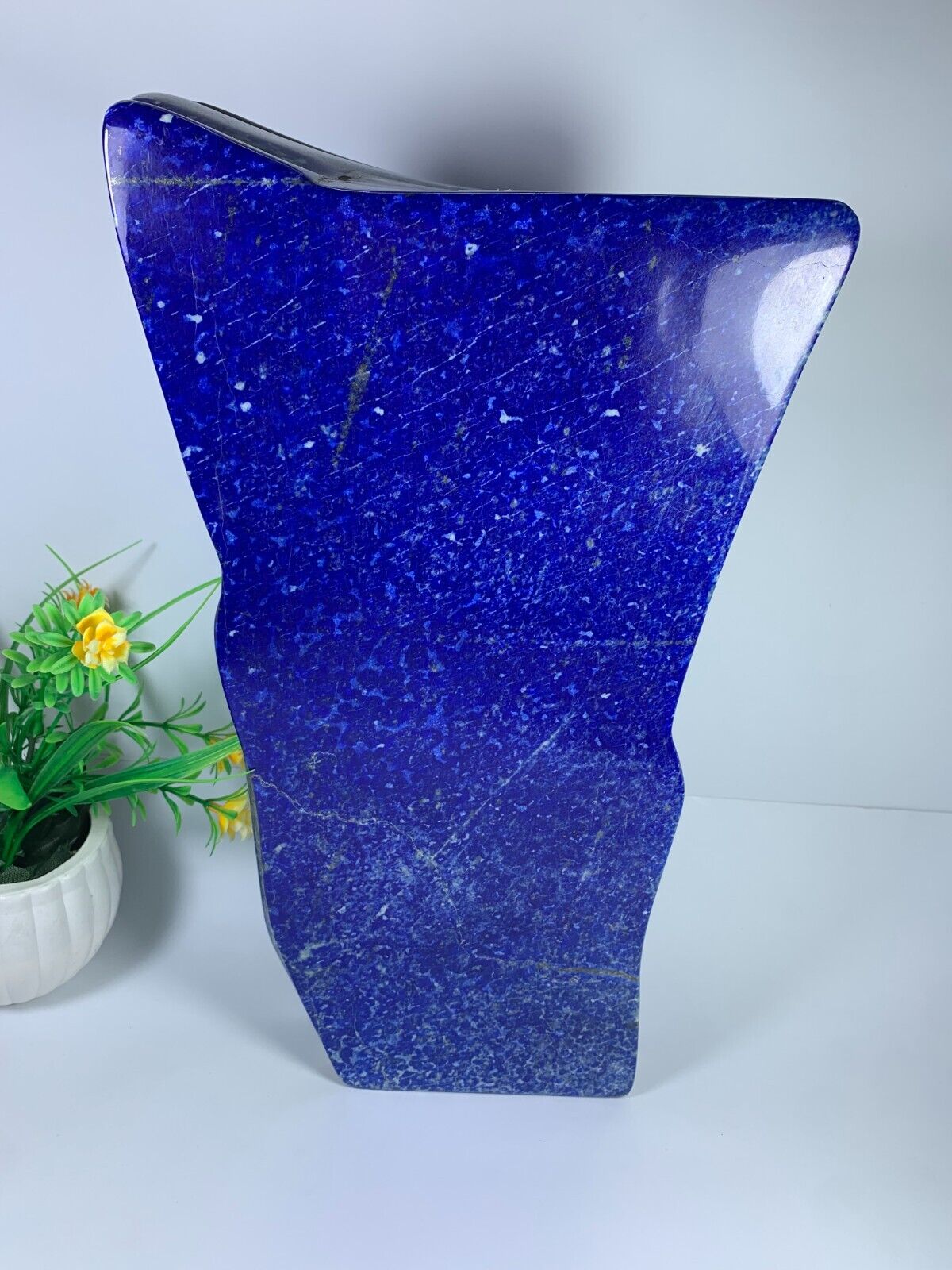 6.1-kg Lapis Lazuli Freeform Polished Rough Tumble Quartz Crystal Specimen Stone