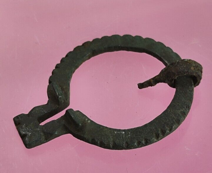 Ancient Roman Bronze Large Ring Buckle..Diameter 35mm.