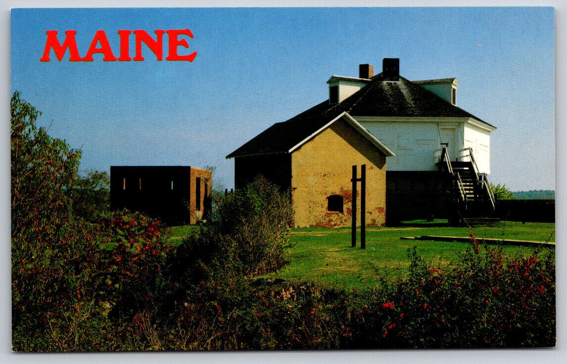 Fort McClary Kittery Point Maine ME Postcard VTG