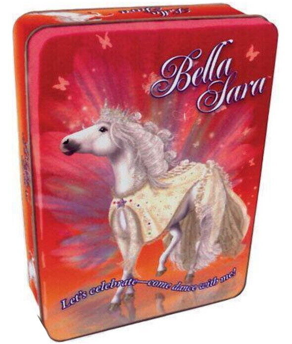 Bella Sara Trading Cards Metal Box