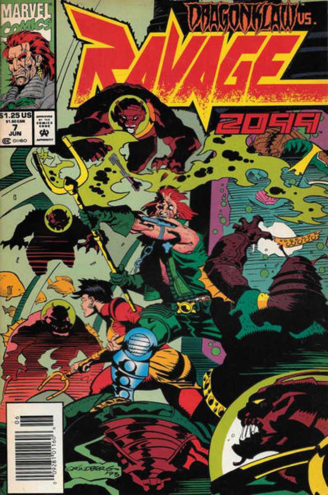 Ravage 2099 #7 Newsstand Cover (1992-1995) Marvel