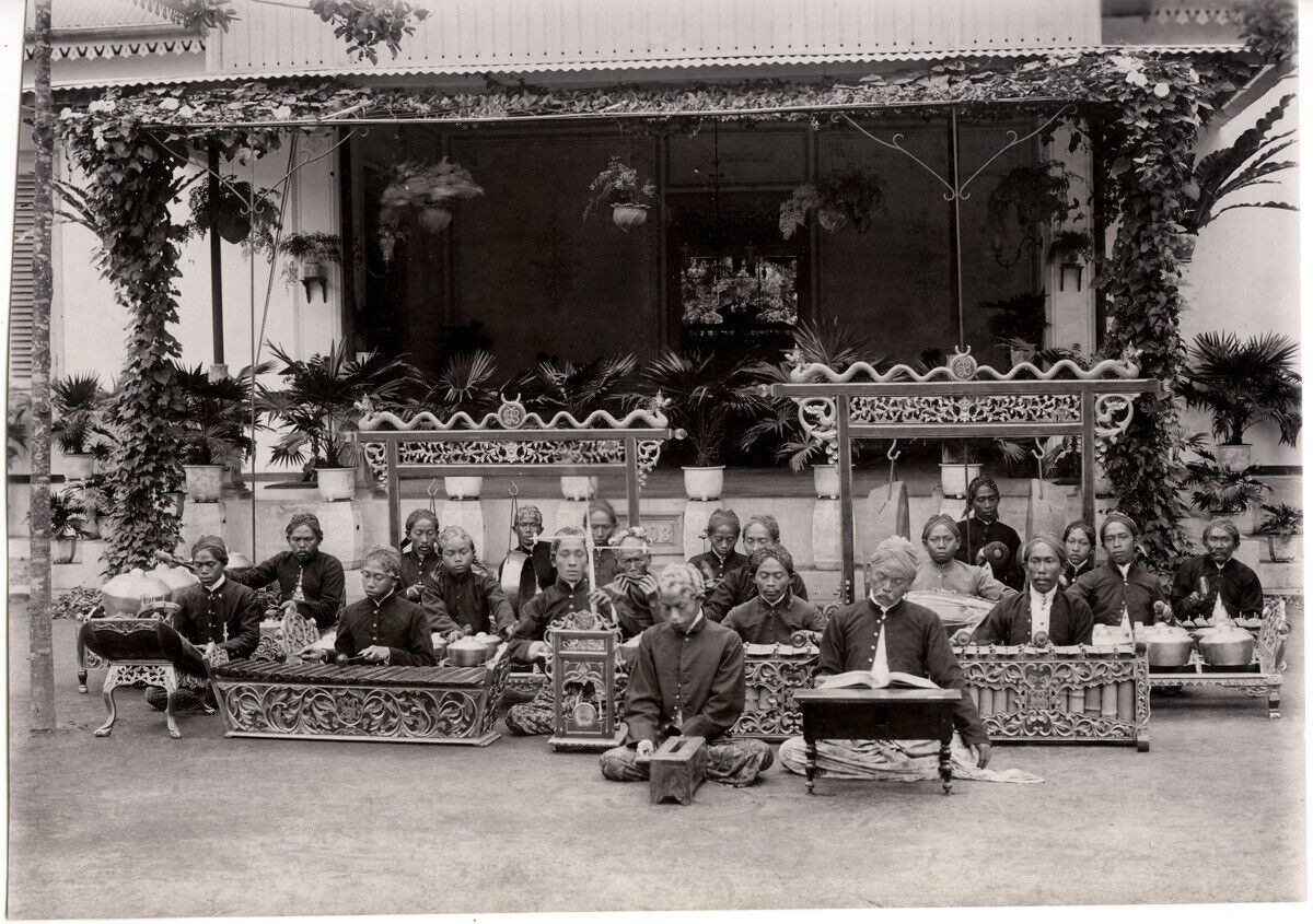 1890\'s/1900 PHOTO - DUTCH EAST INDIES INDONESIA CEPHAS ? - MUSICIANS