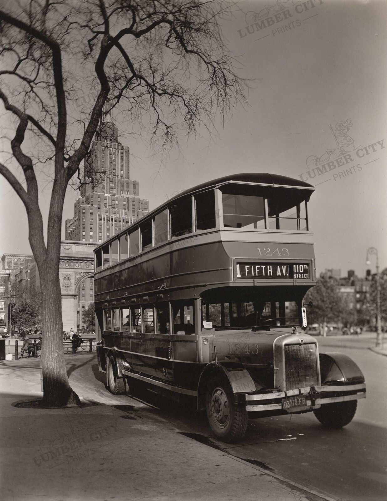1936 Fifth Avenue Bus, Washington Square NY New York 8.5\