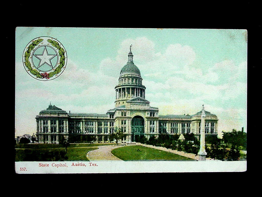 c.1910 State Capitol Austin TX post card