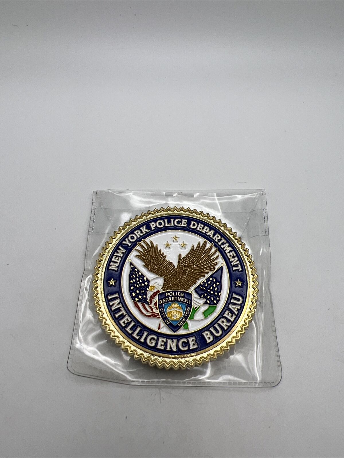 NYPD Intelligence Bureau Incident Prevention Unit Operation Nexus Challenge Coin