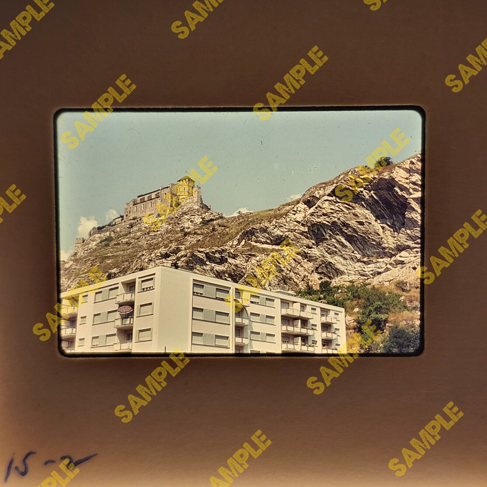 Vintage 35mm Slides - SWITZERLAND 1960s Sion Europe - Lot of 4