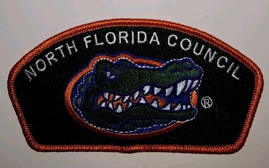 North Florida Council Florida Gators design  council shoulder patch.