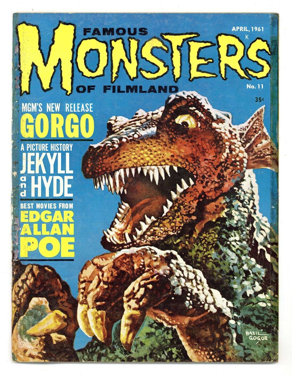 Famous Monsters of Filmland Magazine #11 FR 1.0 1961