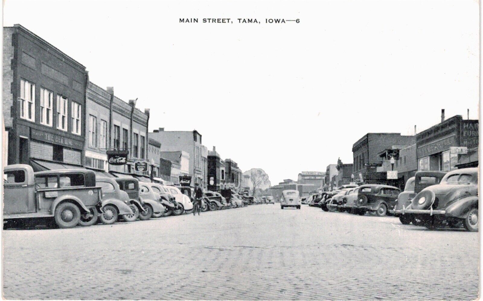 Tama Main Street IA 1950 