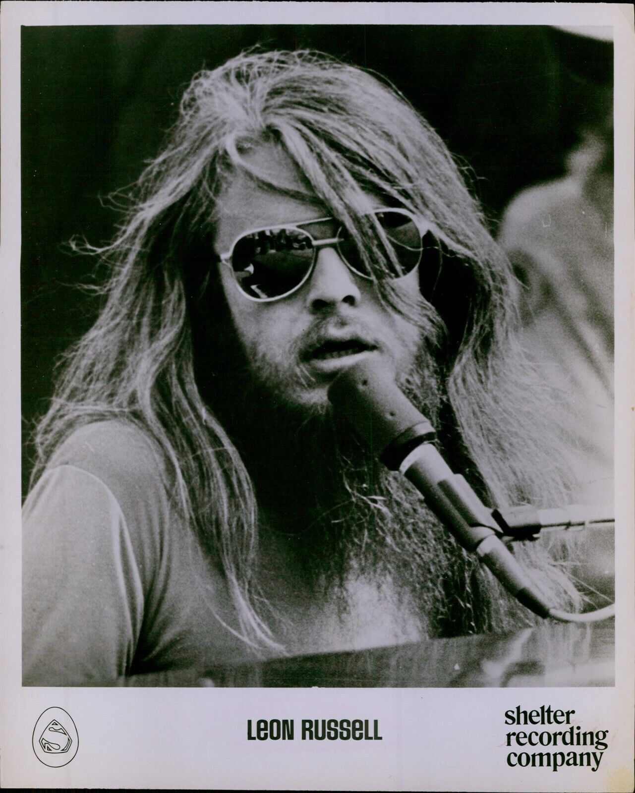 LG865 Orig Photo LEON RUSSELL Musician Songwriter Iconic Rock Pop Performance