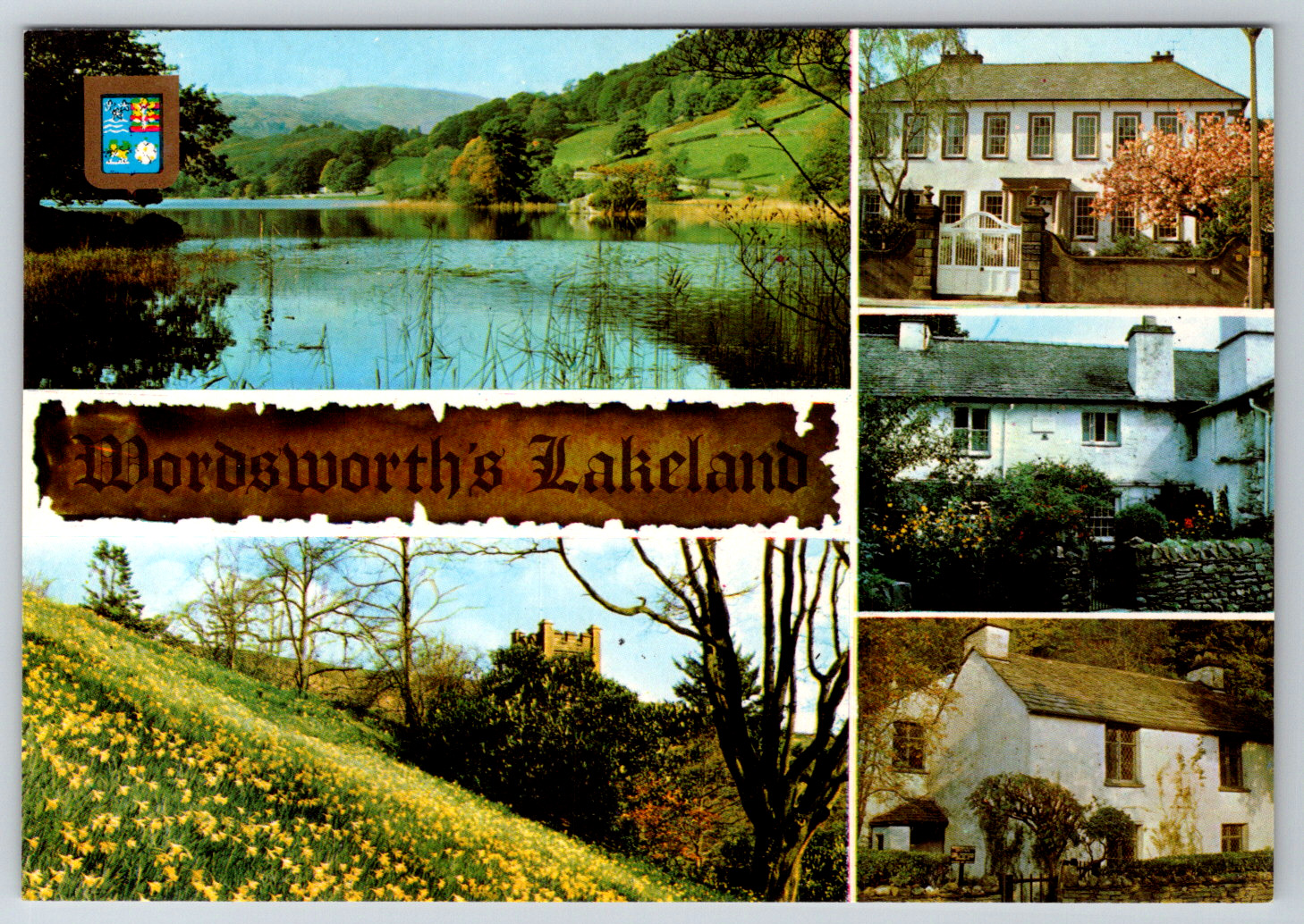 1980s Wordsworth\'s Lakeland Rydal Vintage Postcard Cumbria Hawkshead Grasmere