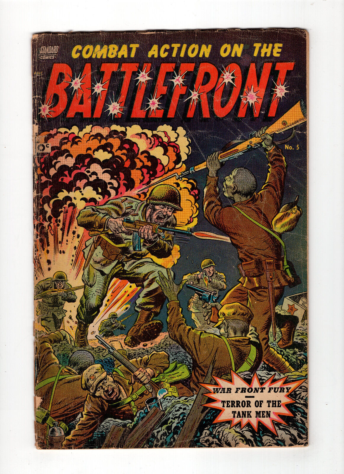 Battlefront #5 (1952, Standard Comics) Low Grade