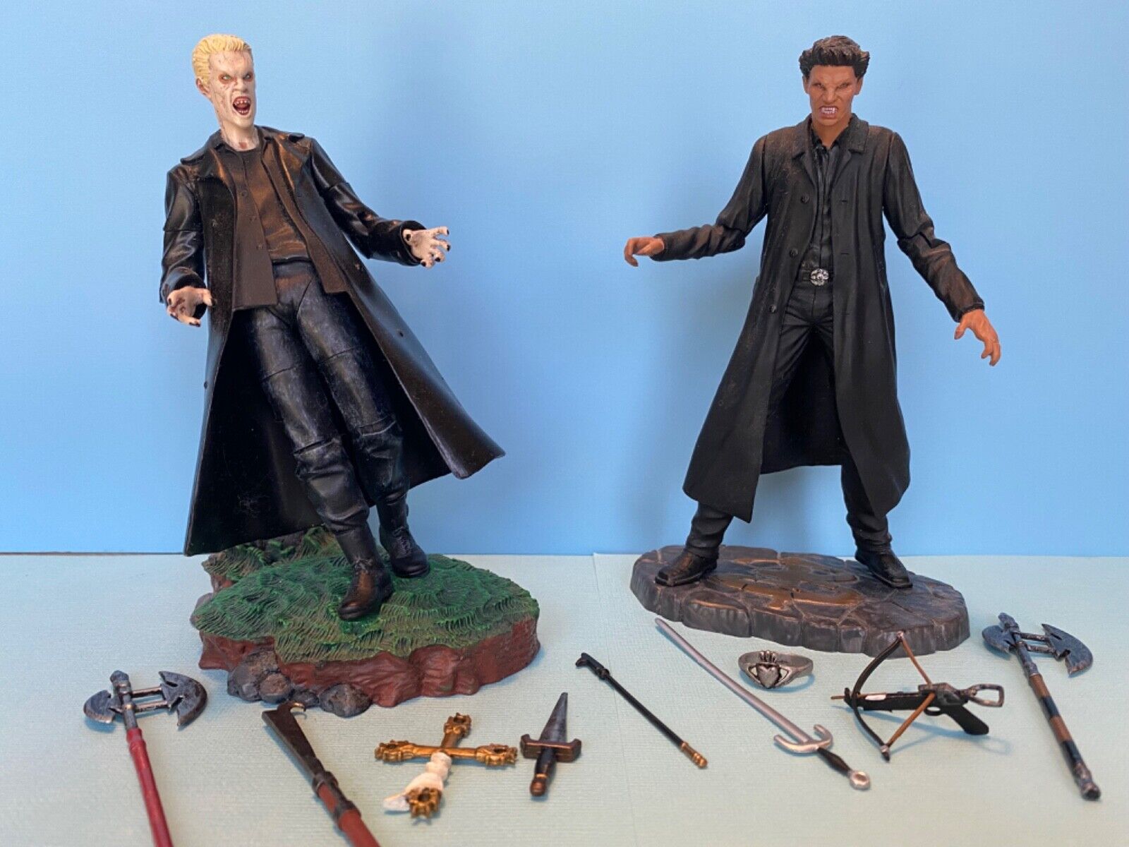 Buffy the Vampire Slayer Spike and Angel action figures