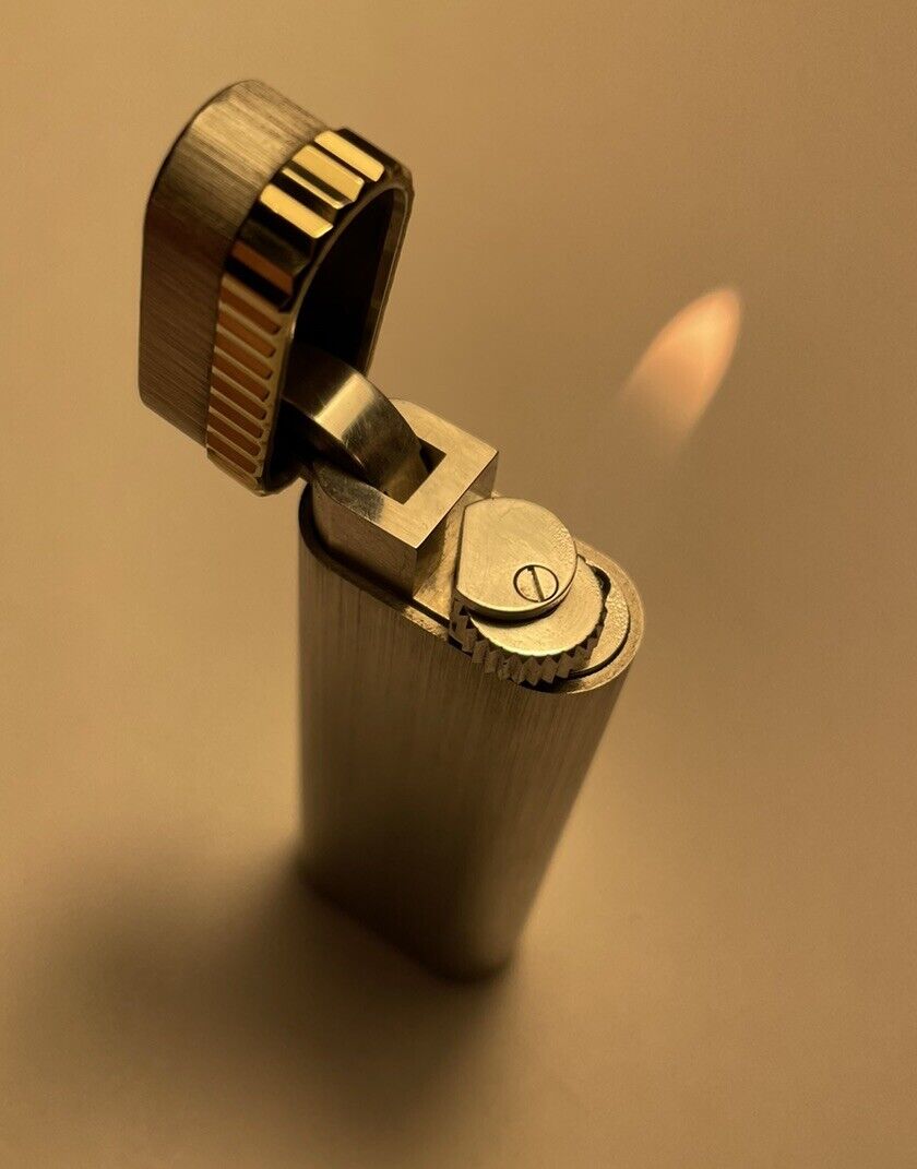 Cartier ‘Brushed Silver’ Trinity Lighter - Overhauled