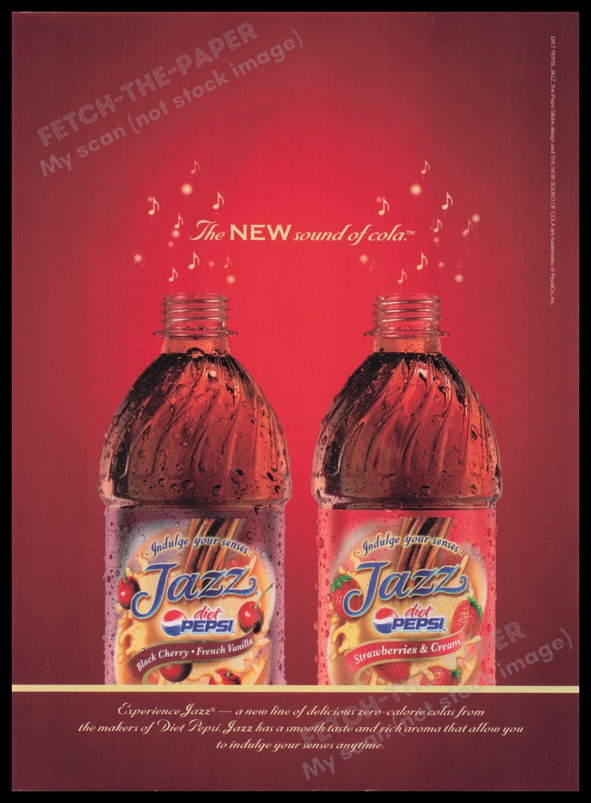 Diet Pepsi Jazz 2000s Print Advertisement Ad 2006 \