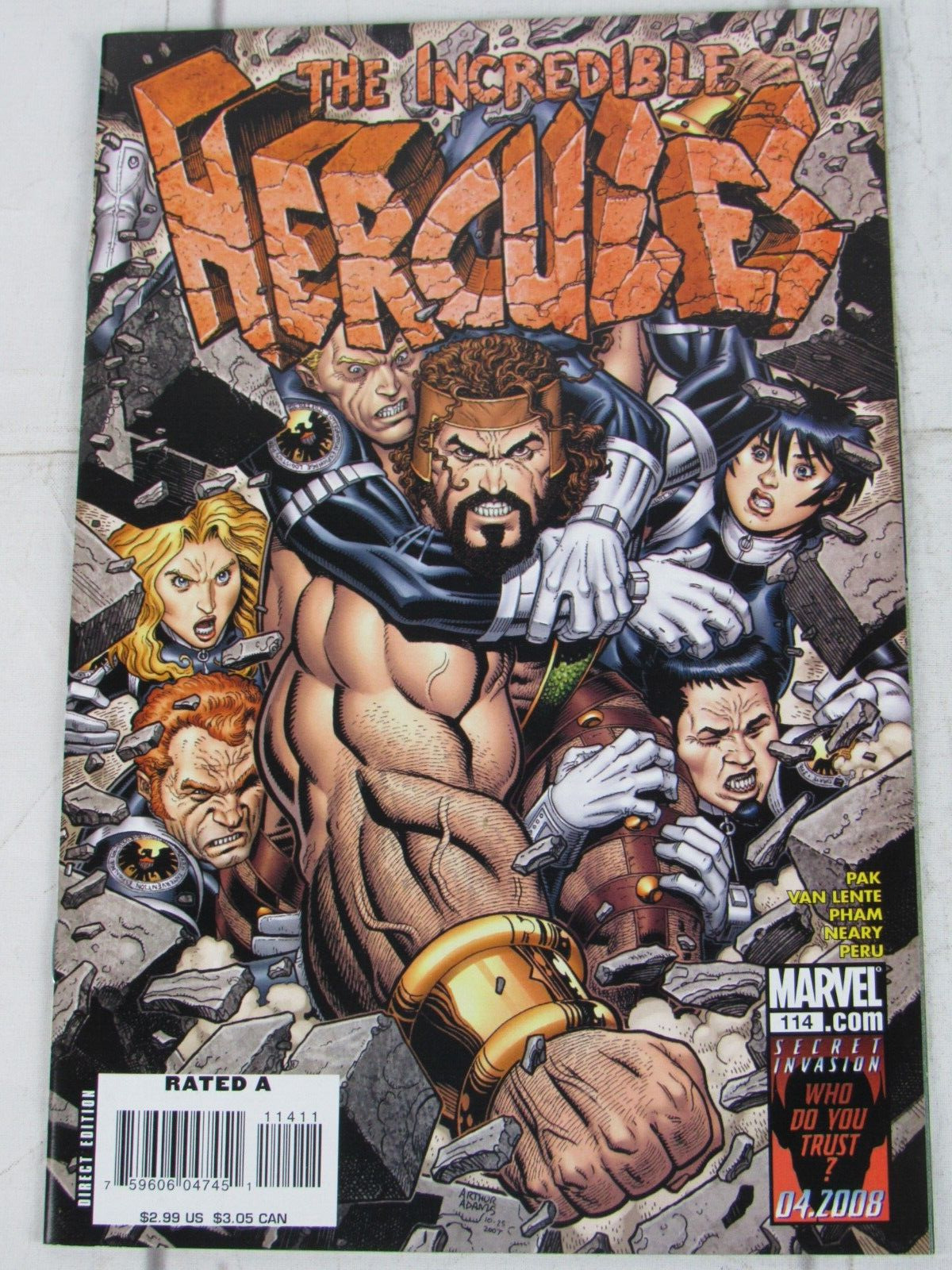 The Incredible Hercules #114 Feb. 2008 Marvel Comics