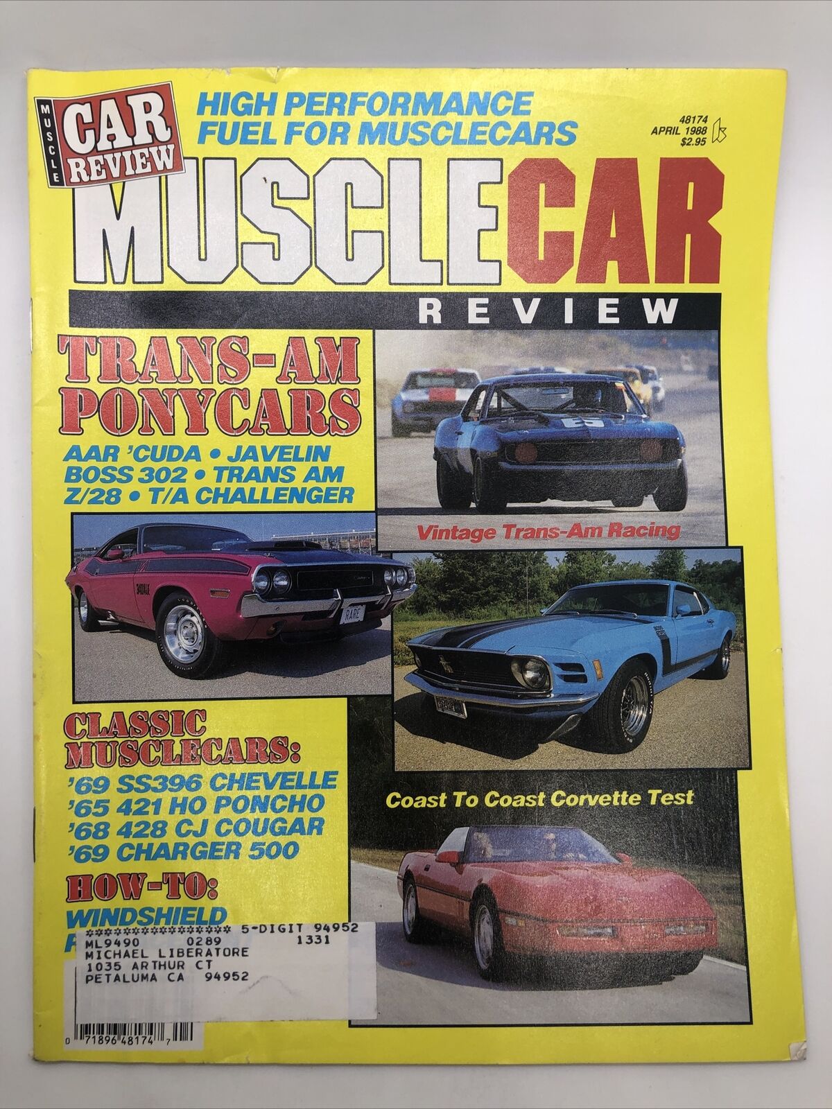 Muscle Car Review Magazine, April 1988