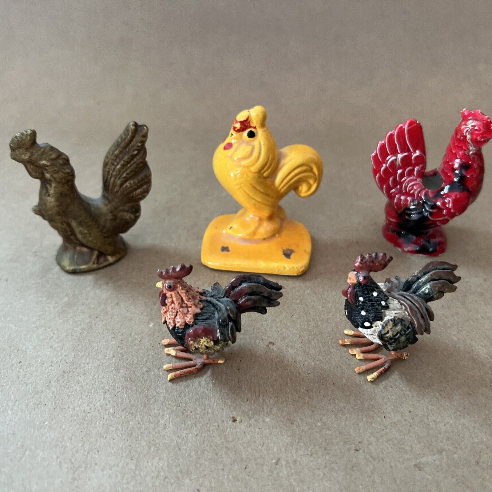Various Miniature Rooster / Chickens