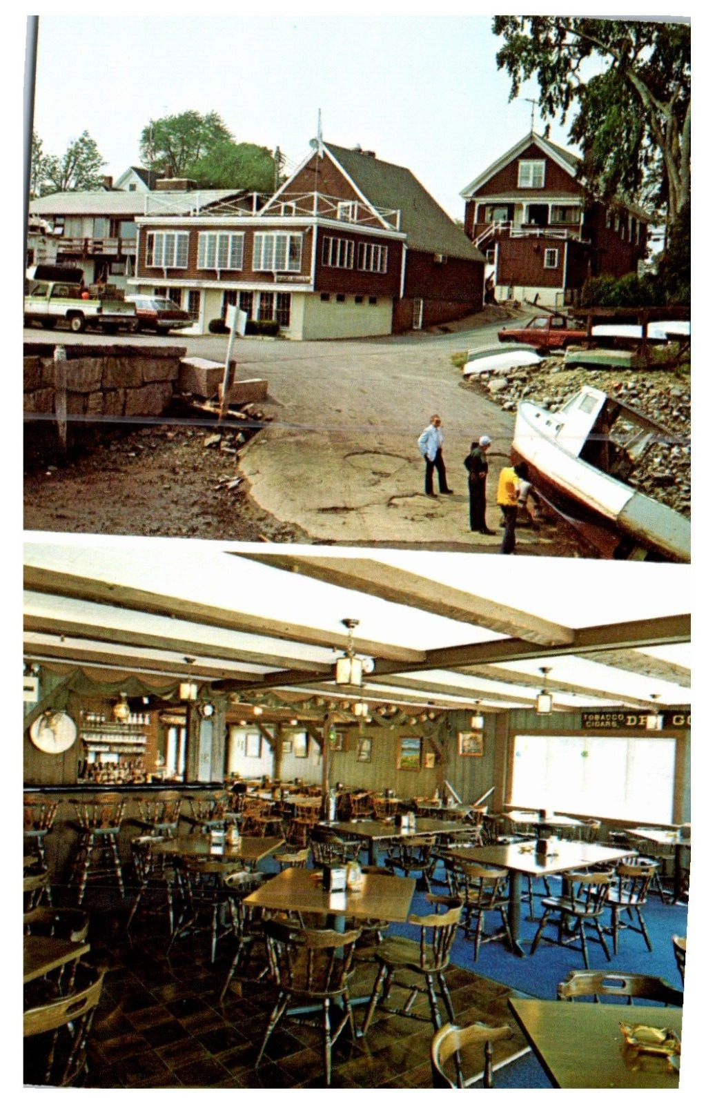 Cap\'N Simeon\'s Galley Fine Foods Kittery Point, Maine Adv Vintage Postcard