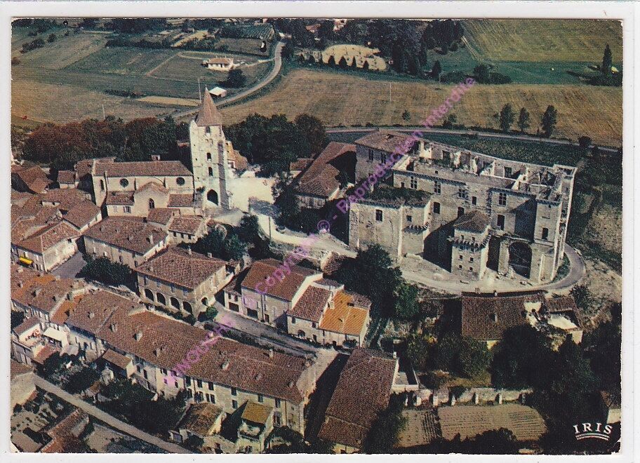 Cpsm 32260 Lavardens Castle Village Fortified Church EDT Theojac
