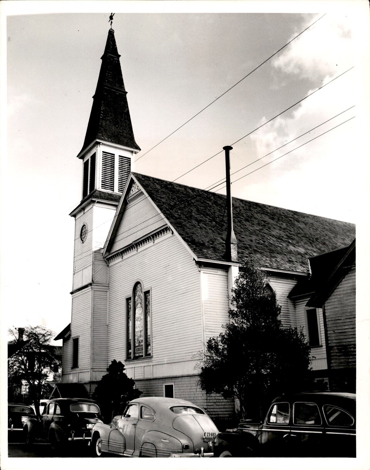 LD273 1951 Original Photo ABERDEEN CONGREGATIONAL CHURCH Washington Religion