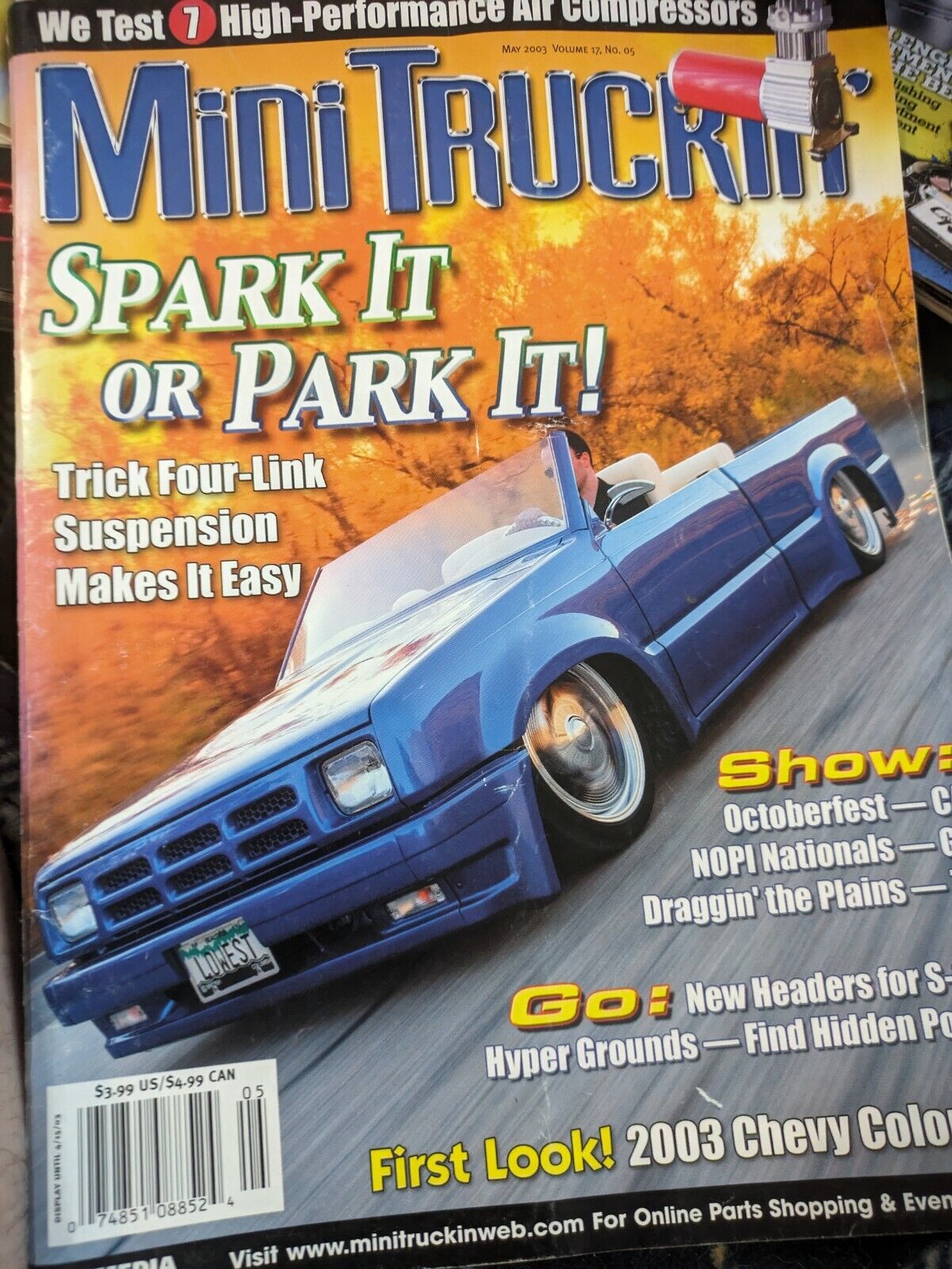 Mini Truckin\' Magazine May 2003 Volume 17 Number 5 Minitruckin Trucking 2003