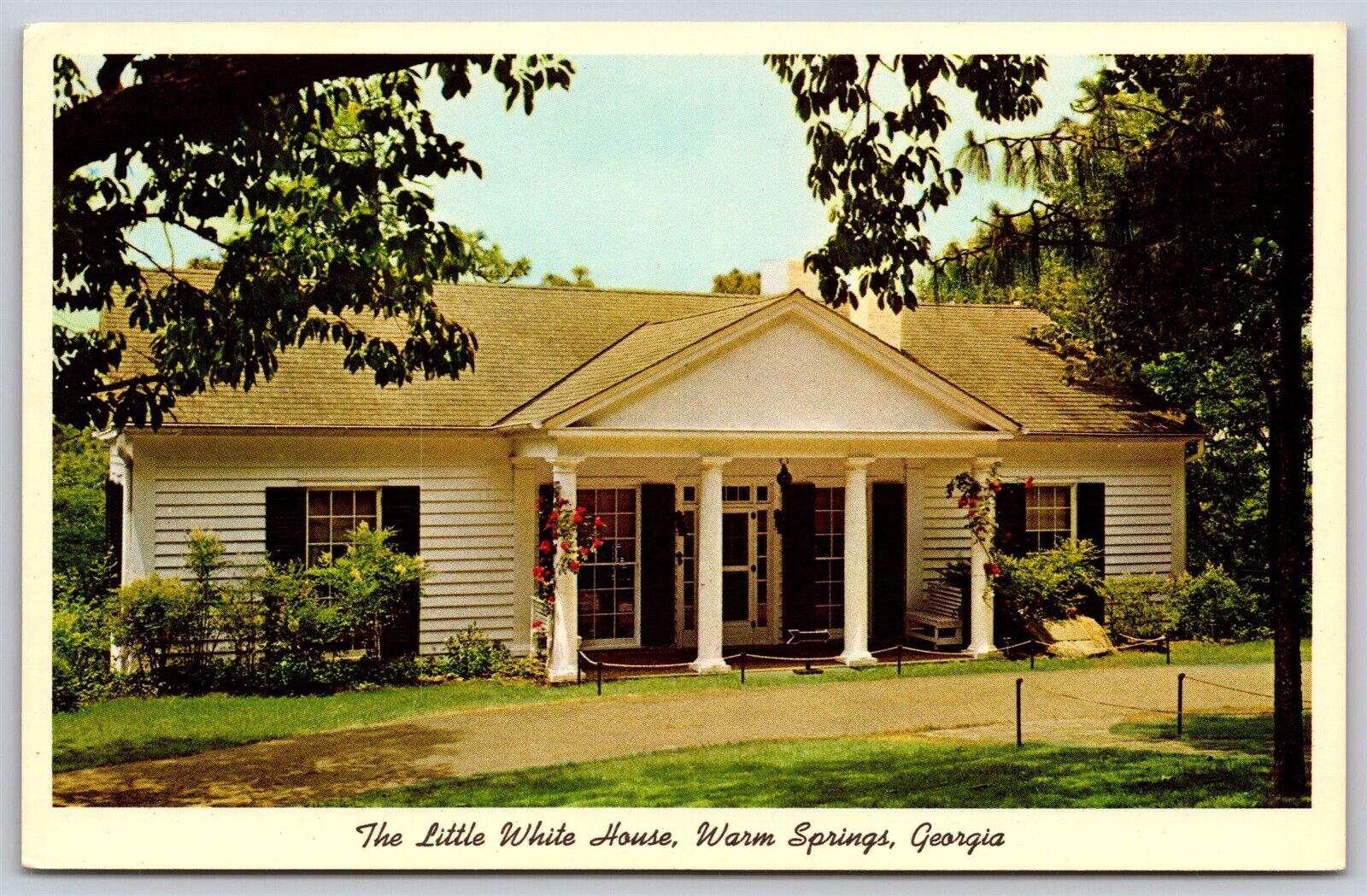 Postcard Little White House, Warm Springs GA U138