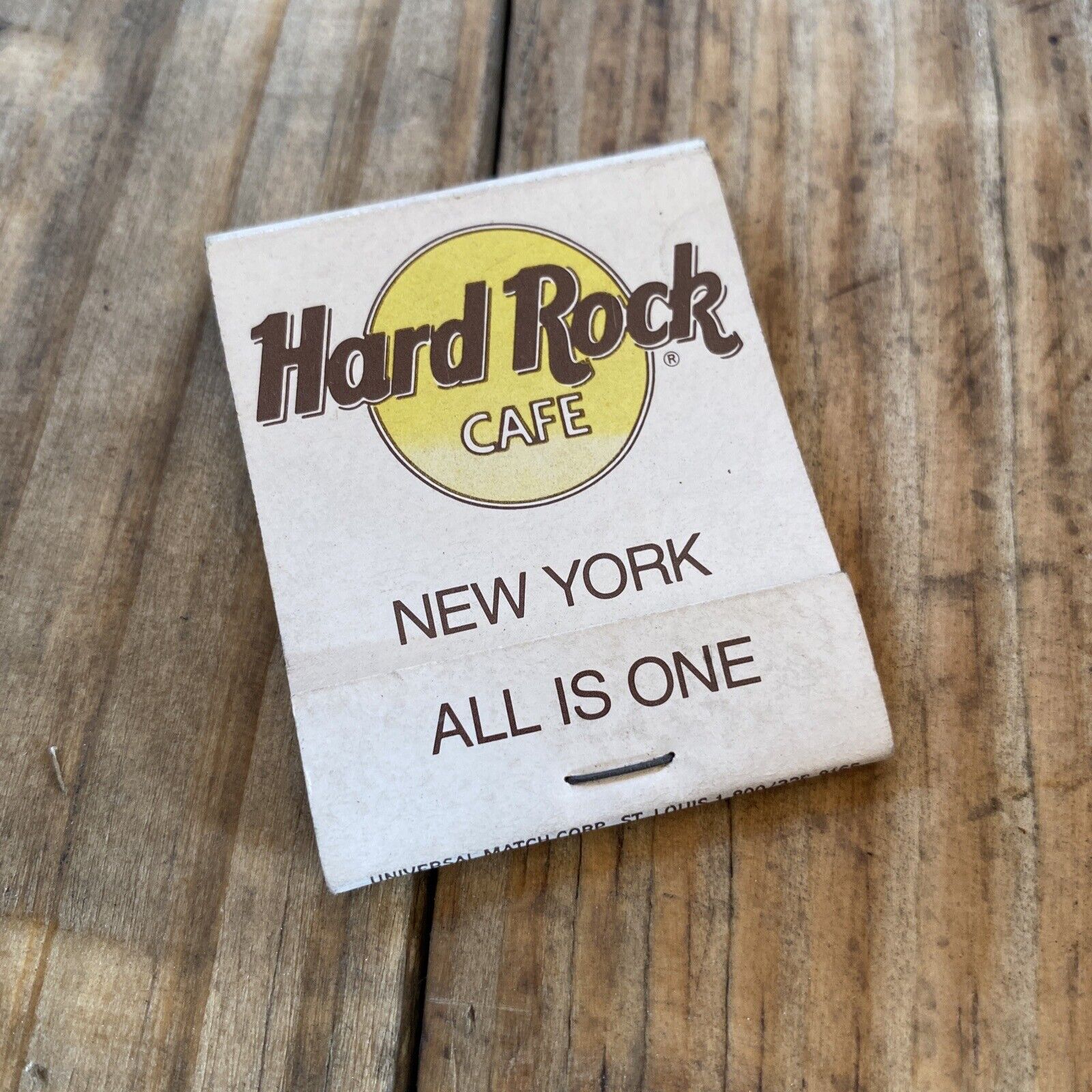Hard Rock Cafe New York Collectible Matchbook