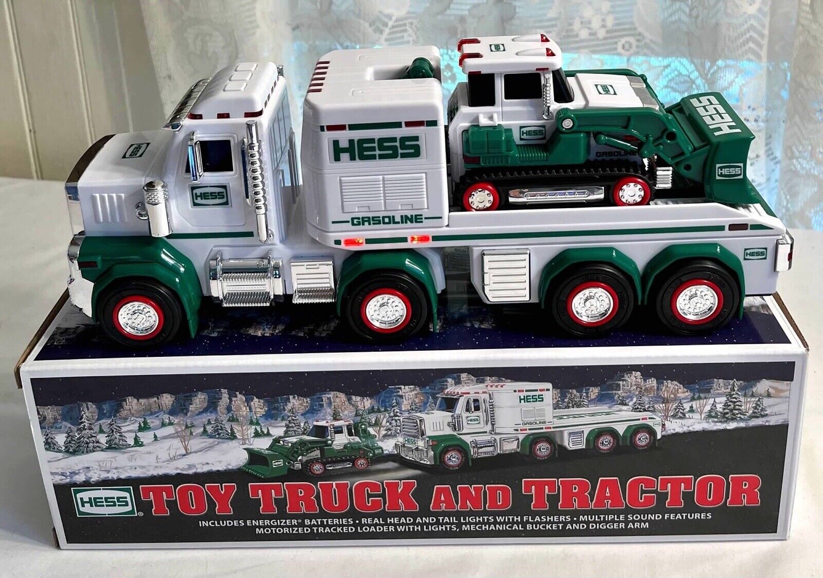 Vintage 2013 Hess Toy Truck and Tractor - New In Box