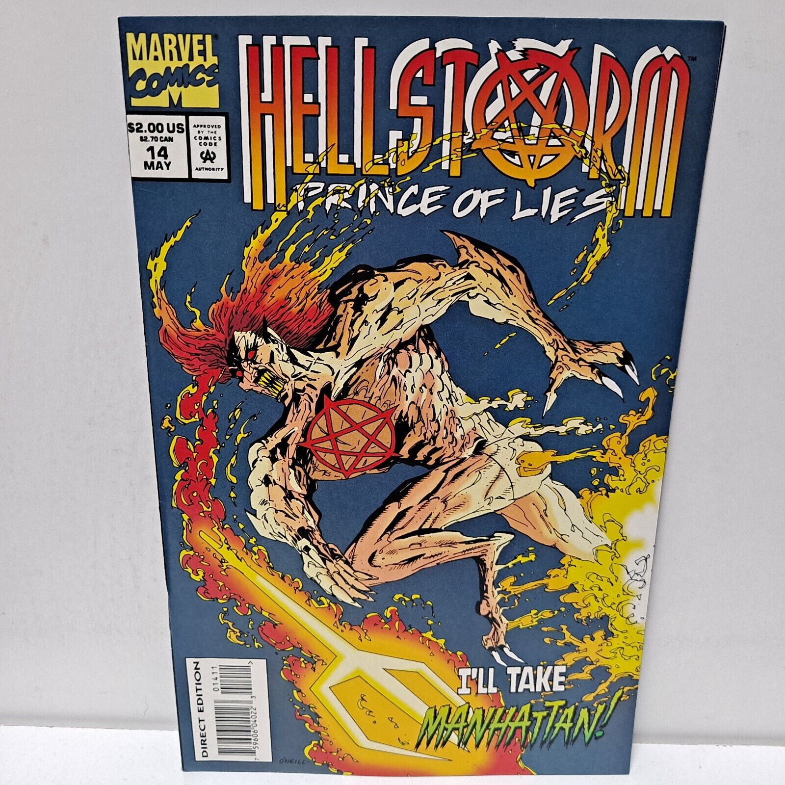 Hellstorm Prince of Lies #14 Marvel Comics VF/NM