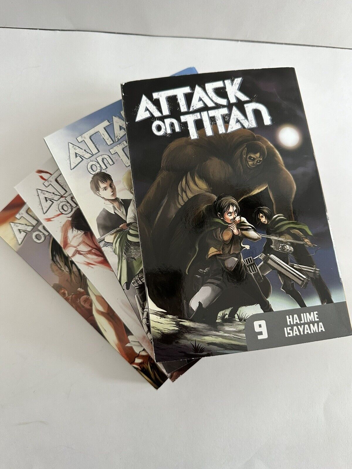 Attack on Titan Manga Comic Novel Books Vol  9-12 English  Very Good Condition
