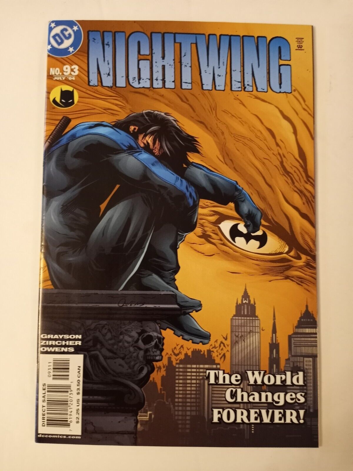 NIGHTWING #93 2004 DC CONTROVERSIAL ASSAULT ISSUE VF/NM HIGHGRADE ORIGINAL OWNER