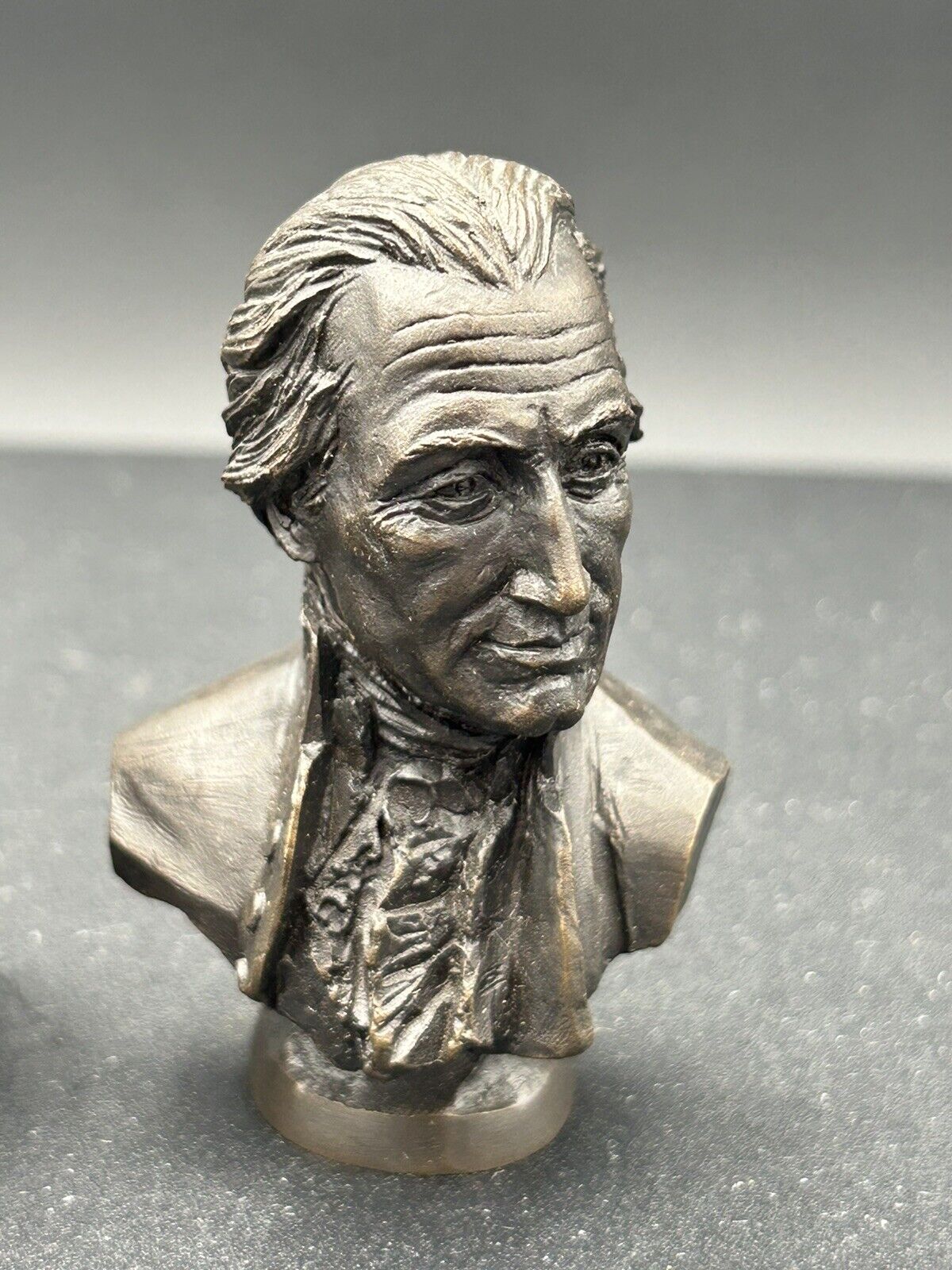 President James Monroe Bronze Statue Franklin Mint Bust 1977 3\