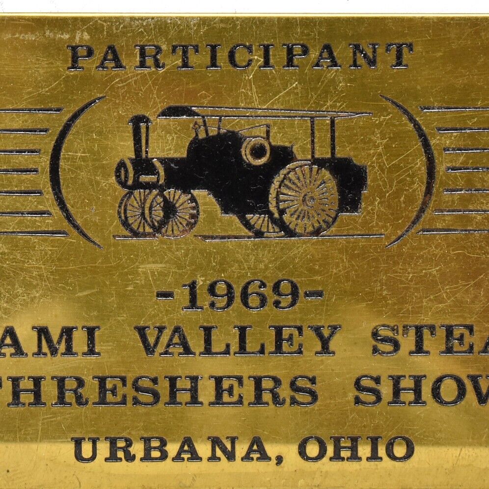 1969 Miami Valley Steam Threshers Association Engine Show Participant London OH