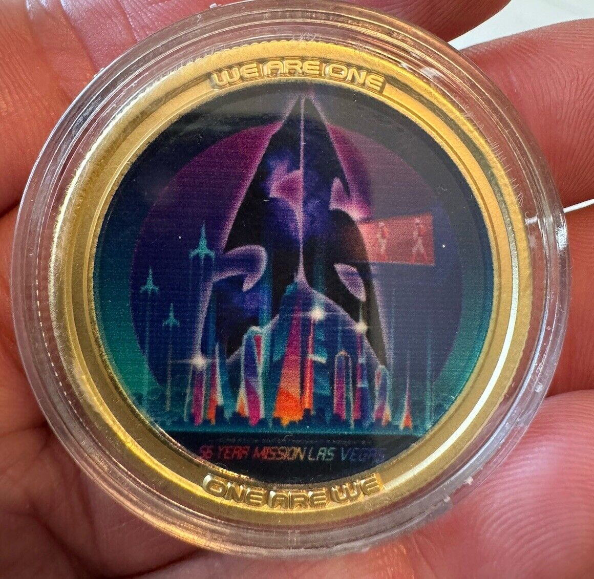 2022 Star Trek Convention Las Vegas Nevada 56th  Challenge Coin We Are One