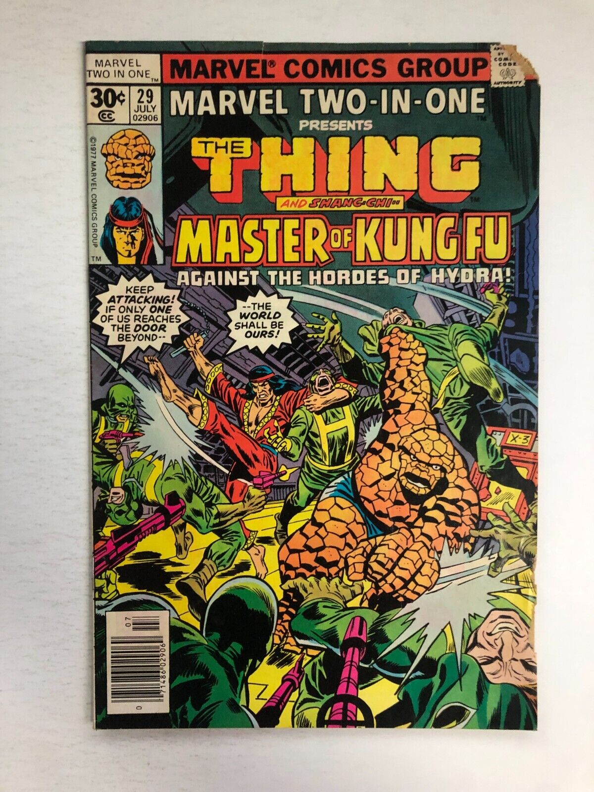 Marvel Two-In-One: The Thing and Shang-Chi #29 - 1977 - Marvel Comics