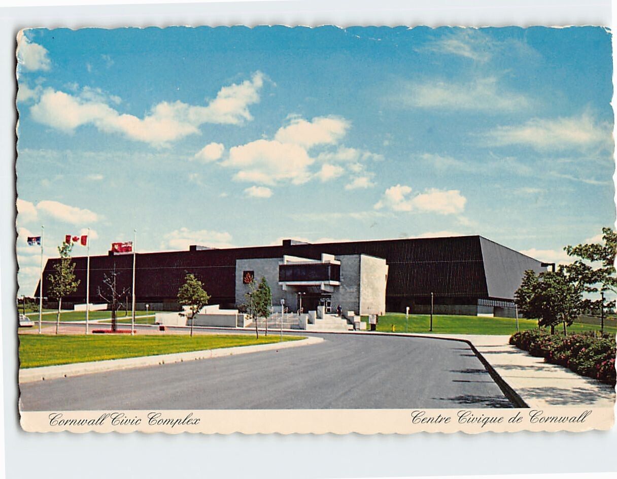 Postcard Cornwall Civic Complex Eastern Ontario Canada
